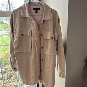 Tan Corduroy Jacket by Forever 21
